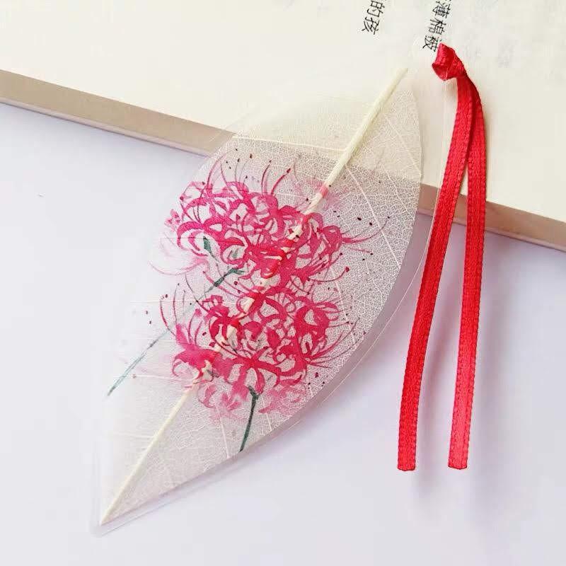 Bookmark ngân lá hình hoa bỉ ngạn