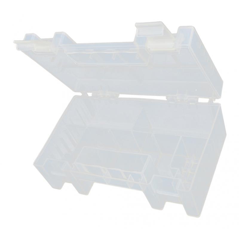 Clear AA/AAA Battery Storage Case/Organizer/Holder Holds 20 14AAA