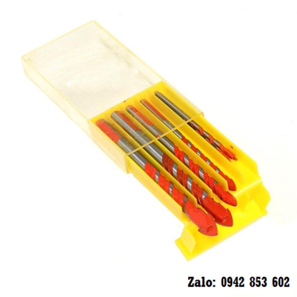Mũi Khoan Đa Năng 2 cạnh, Mũi khoan Gạch Men, Tường Bê Tông, Gỗ, Sắt 6mm 8mm 10mm 12mm