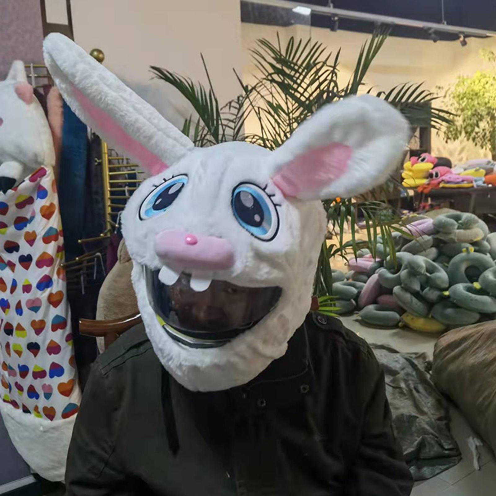 Cover Sleeve for Full Face Helmets Motorbike Plush Funny  Cover