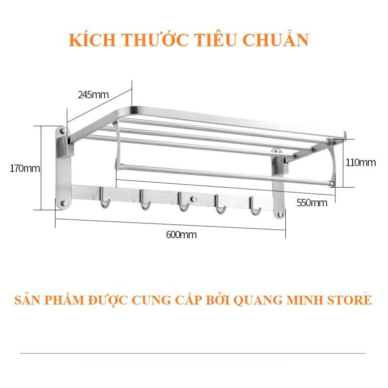 Giàn vắt khăn inox sus 304