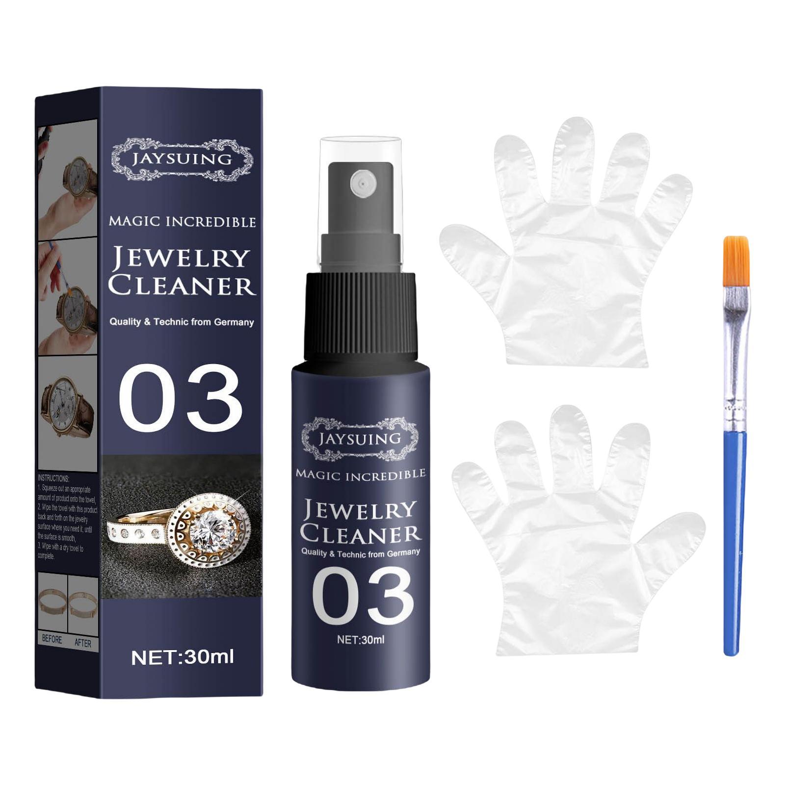 Jewelry Cleaner Jewelry Cleaning Cleaning solution Tarnish Remover for Watch Necklace