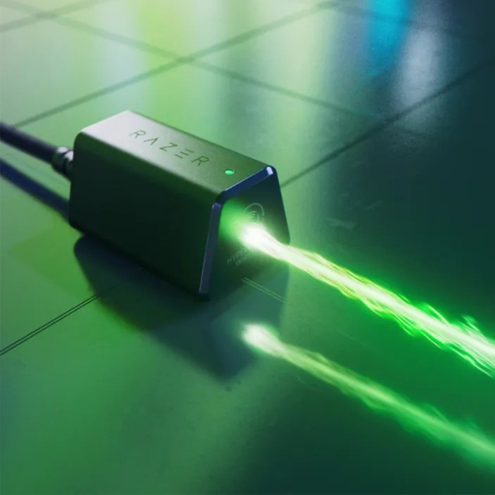 Thiết bị Razer HyperPolling Wireless Dongle (True 8000 Hz Wireless Dongle for Compatible Mice)_Mới, hàng chính hãng
