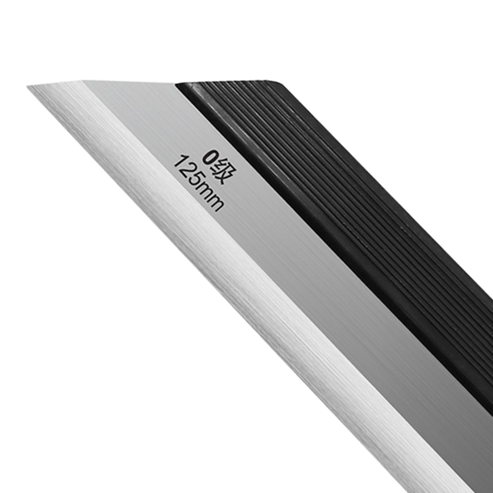 Steel Blade Ruler Square Ruler, Flat Measuring Ruler Machinist Layout Edge Ruler