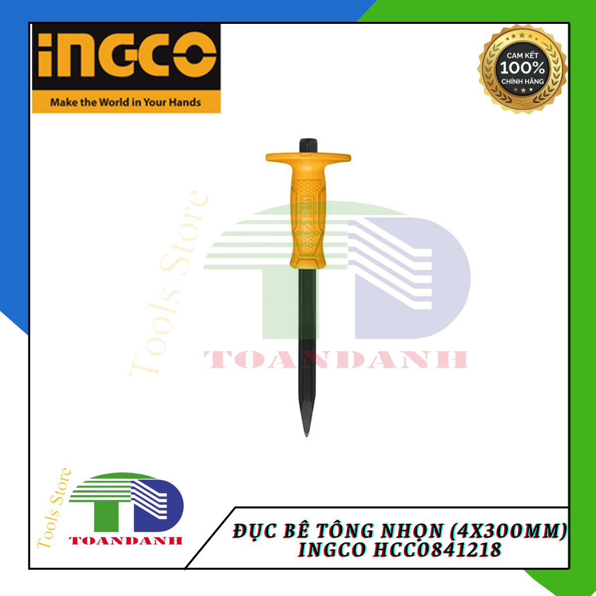 Đục bê tông nhọn Ingco HCC0841218