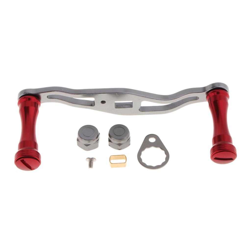 Fishing Reel Handle Replacement Parts for D/S/A Baitcasting Reels Red