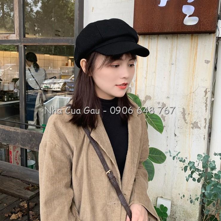 Nón beret bí nỉ 4 màu best seller