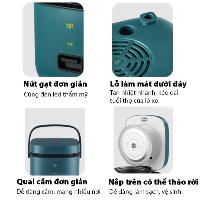 Nồi Cơm Điện Mini Đa Năng - Hàng Nội Địa Cao Cấp, Phù Hợp Từ 1-3 người