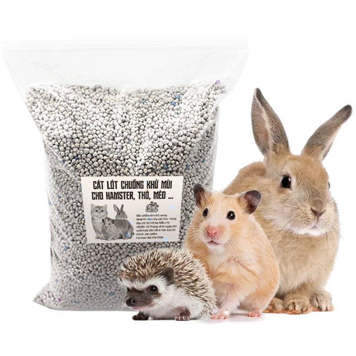 Cát Vệ Sinh Cho Hamster,Nhím,Thỏ,Mèo Thế Hệ Mới 2L -