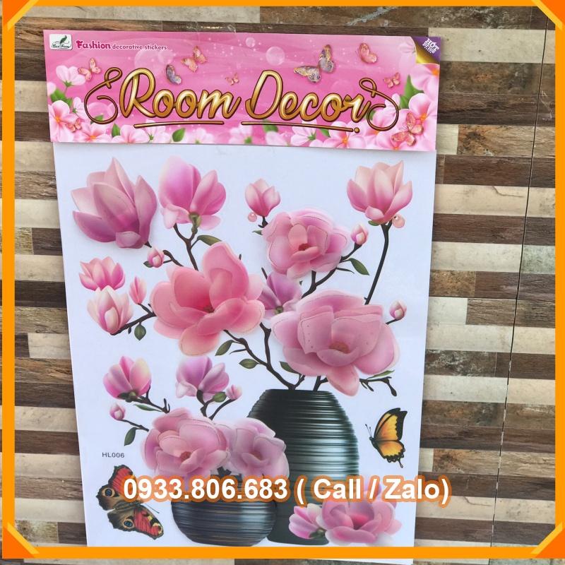 Dán hoa 7d nổi có sẵn keo