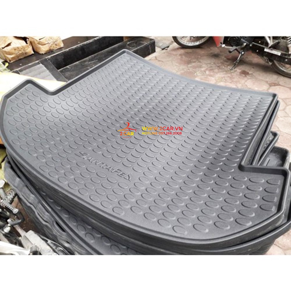 Lót cốp xe Hyundai Santafe 2019 - 2022 nhựa dẻo cao cấp