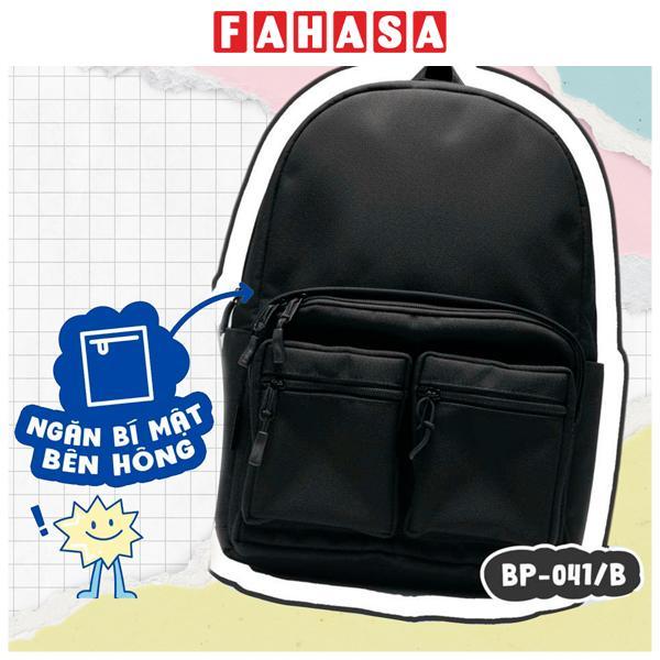 Ba Lô Học Sinh Siêu Nhẹ Me-Pack - Ngăn Laptop 14 Inch - Thiên Long BP-041/B - Màu Đen