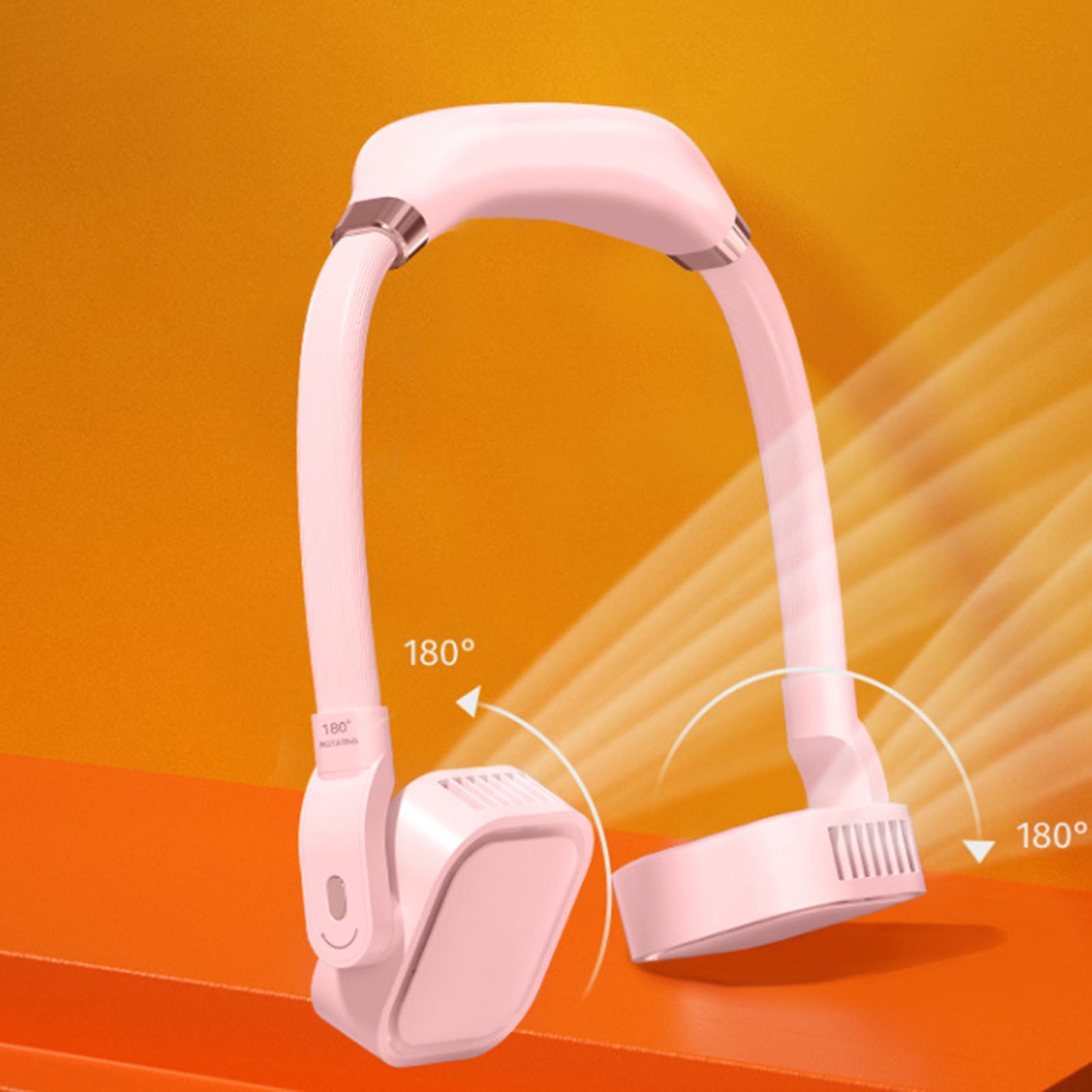 Lazy Hanging Neck Fan Rotatable Sports Usb Silent for Outdoor