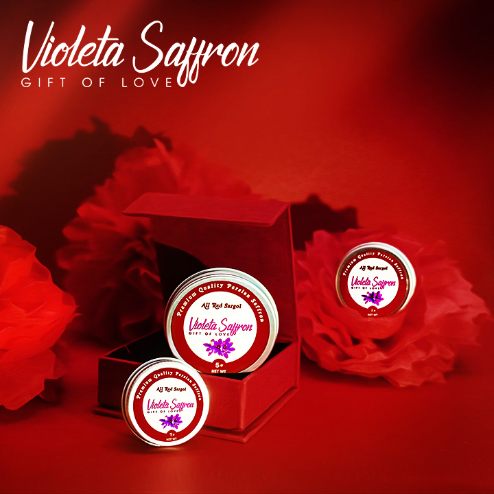 Nhụy Hoa Nghệ Tây Violeta Saffron - All Red Sargol - Giảm Mất Ngủ và Căng Thẳng, Tăng Cường Thể Chất - Hàng Chính Hãng (Hộp 5 gram)