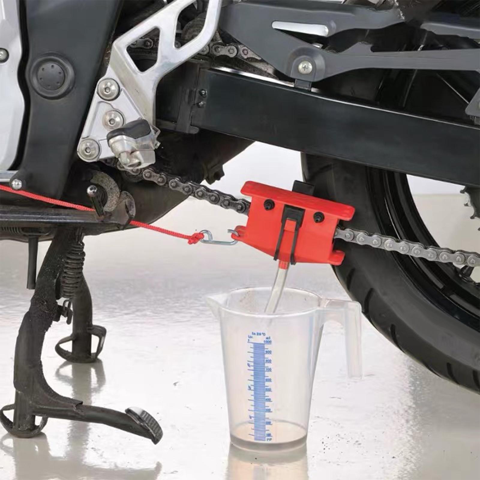 Motorcycle Chain Cleaning Tools Set, Lube Device for Bicycle Mountain BMX Bike for Kawasaki Z1000SX