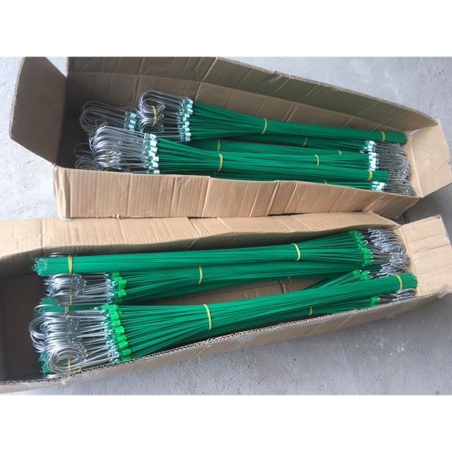 Combo 50c móc kẽm bọc nhựa dài 80cm  - 90cm