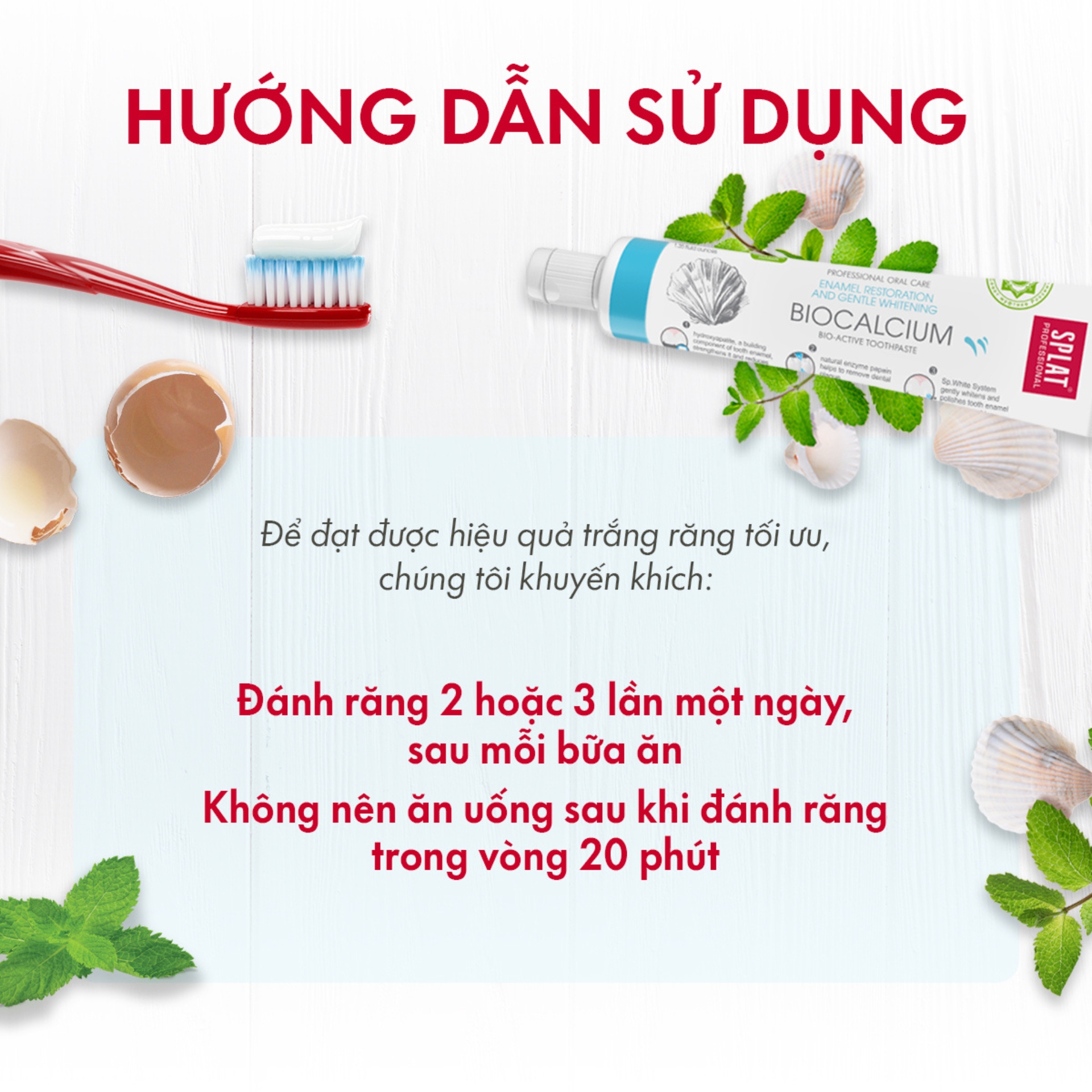 Kem Đánh Răng SPLAT Biocalcium Professional series Giúp Củng Cố Men Răng, Hạn Chế Mảng Bám Dung Tích 40ml