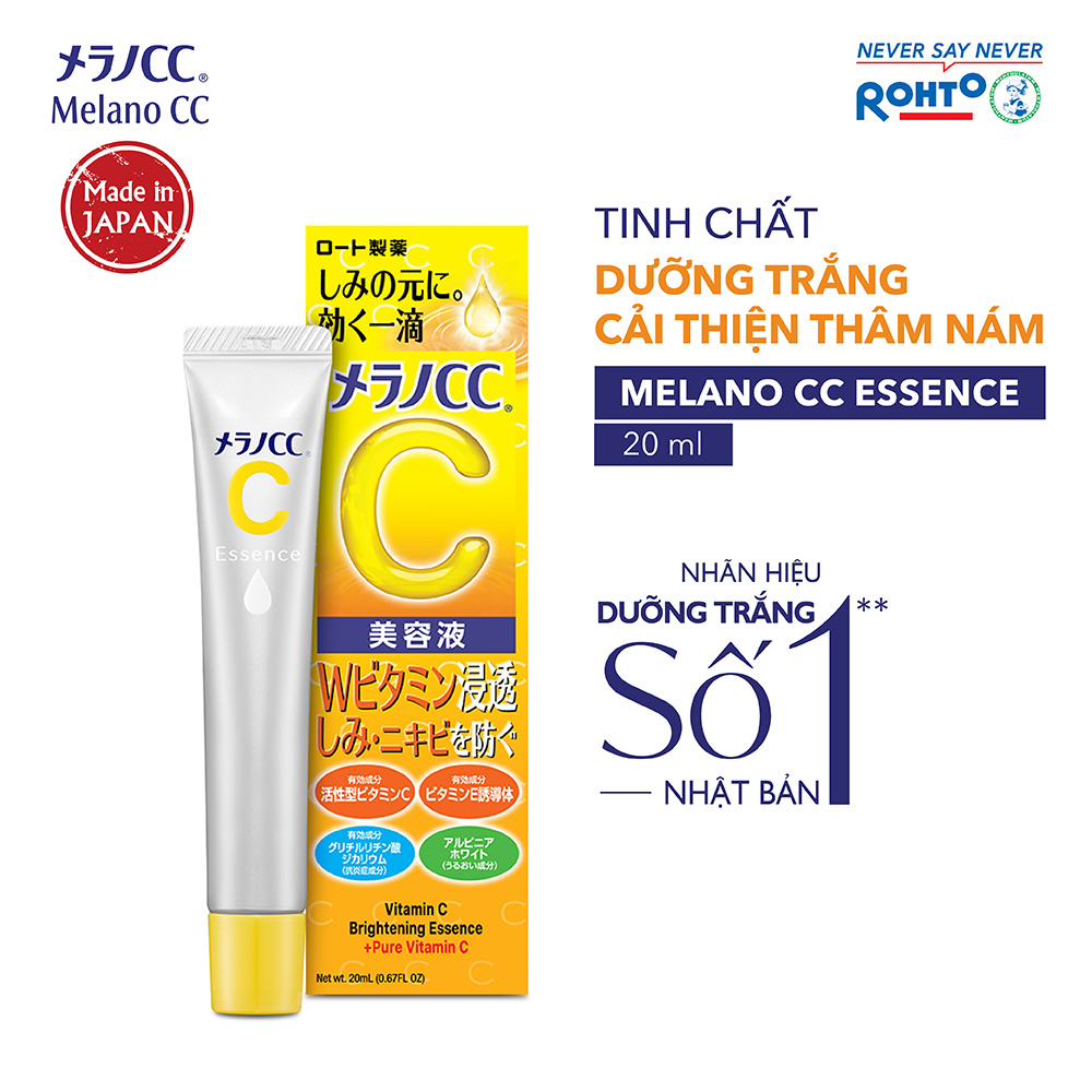 Tinh Chất Dưỡng Trắng Da Chống Thâm Nám Melano CC Whitening Essence (20ml)