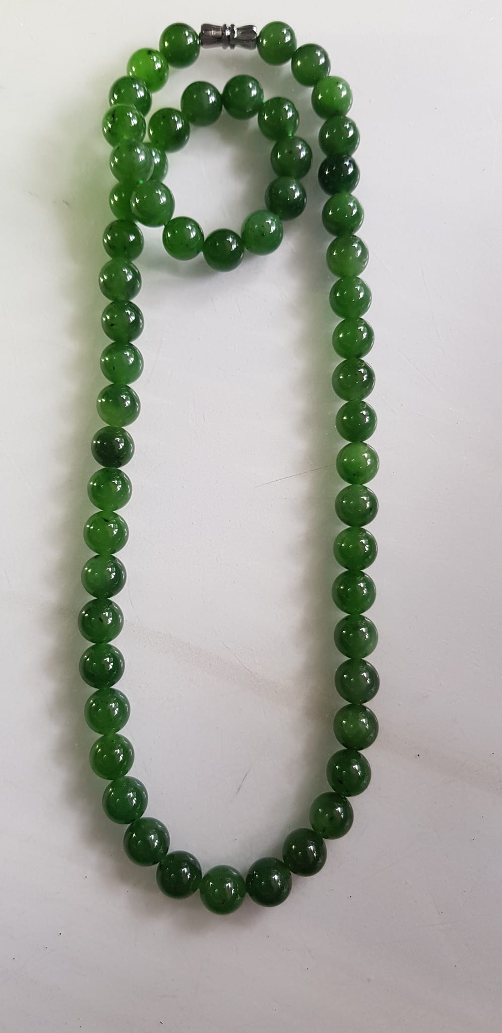 Vòng chuỗi đeo cổ Nữ mới đẹp Đá ngọc jade hay ngọc phật xanh tự nhiên  Size 8mm màu xanh ngọc bích bóng sang đẹp hợp mệnh thủy mộc hỏa Quà tặng ý nghĩa cho Mẹ, mình và người thân ý nghĩa ạ