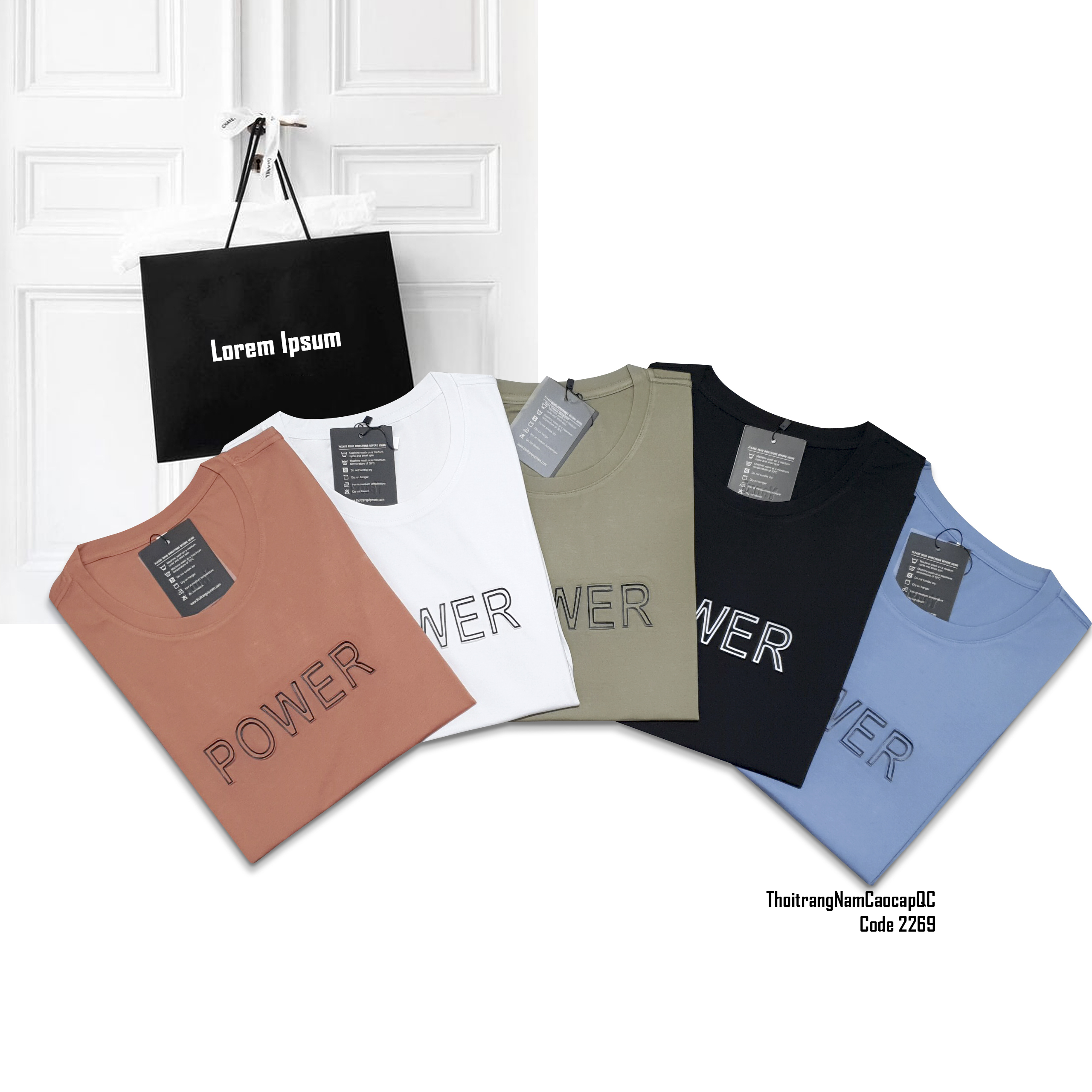 Áo thun cổ tròn nam chất liệu cotton co giãn 4 chiều, mềm mại thoáng mát chống nhăn, Phom ôm trẻ trung năng động, Hàng xưởng Vinh Thiện Phát chất lượng - Sỉ từ 10 cái
