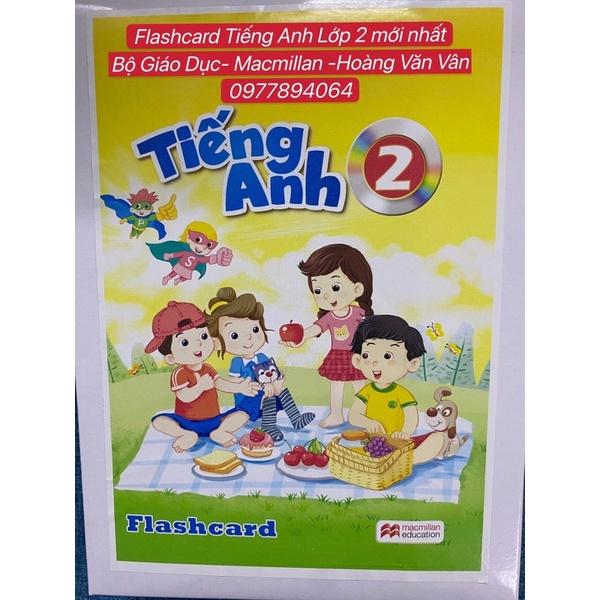 Combo Flashcard Tiếng Anh lớp 1-2 mới nhất -Hoàng Văn Vân chủ biên- Bộ Giáo Dục