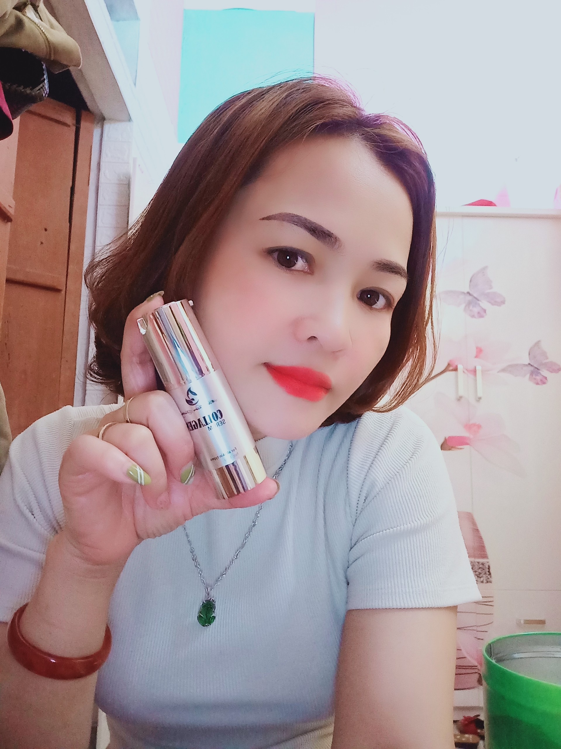 Serum Collagen Giúp Dưỡng Trắng Mịn Da - Mộc Thiên Hương