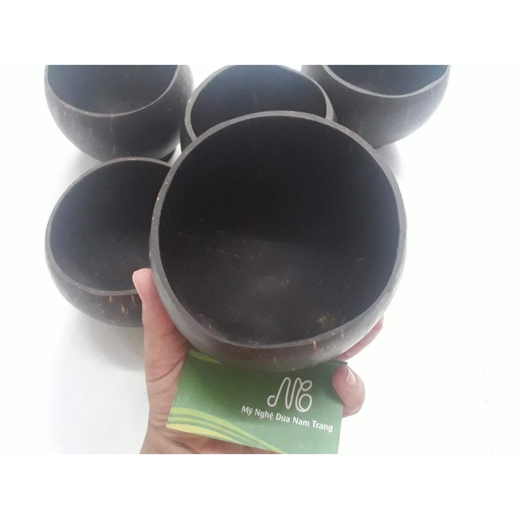 Ly gáo dừa đựng trà sữa sinh tố