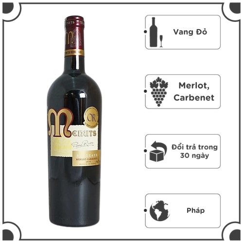 Rượu vang Pháp Menuts Bordeaux AOC