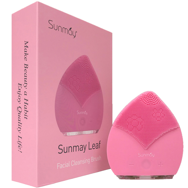 Máy rửa mặt Sunmay Luxury Leaf - Baby Pink