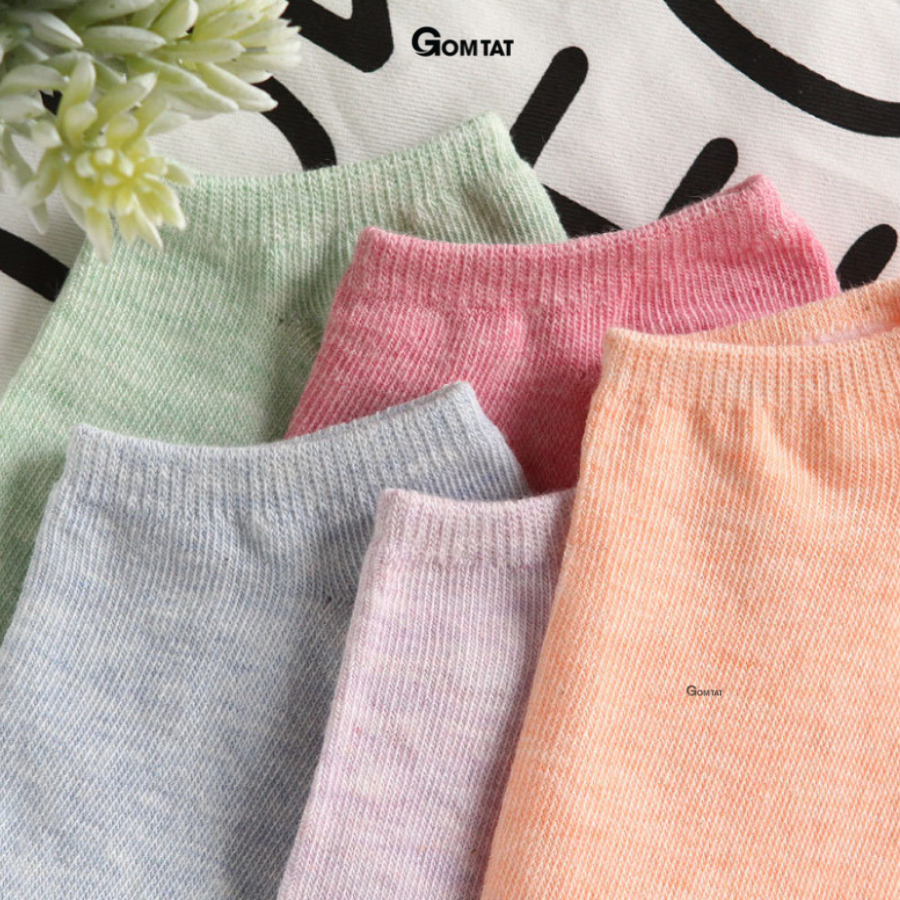 Set 5 đôi Tất Nữ Cổ Ngắn Hàn Quốc