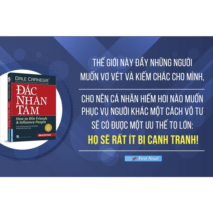 Sách - Combo Đắc nhân tâm + Quẳng gánh lo đi và vui sống - FirstNews