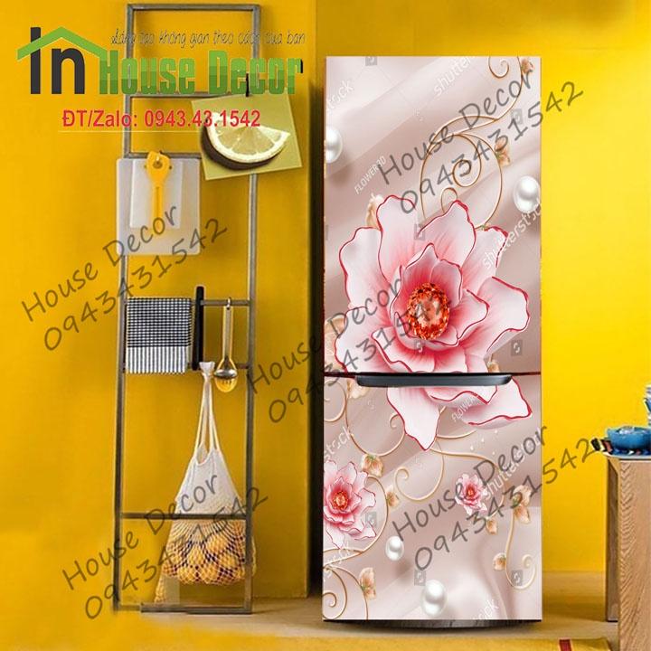 Decal dán tủ lạnh, Tranh dán tủ lạnh Độ Bám Dính Cao, Lau Chùi Thoải Mái - 1717306210