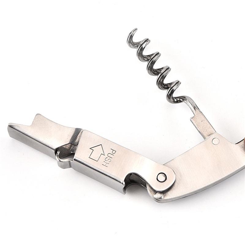 Professional Hippocampus Wine Opener with Groove Design Spiral Corkscrew