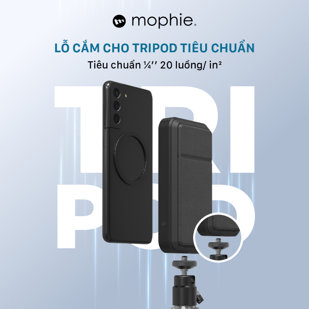 Sạc dự phòng Mophie snap+ powerstation stand 10,000mAh - Hàng chính hãng