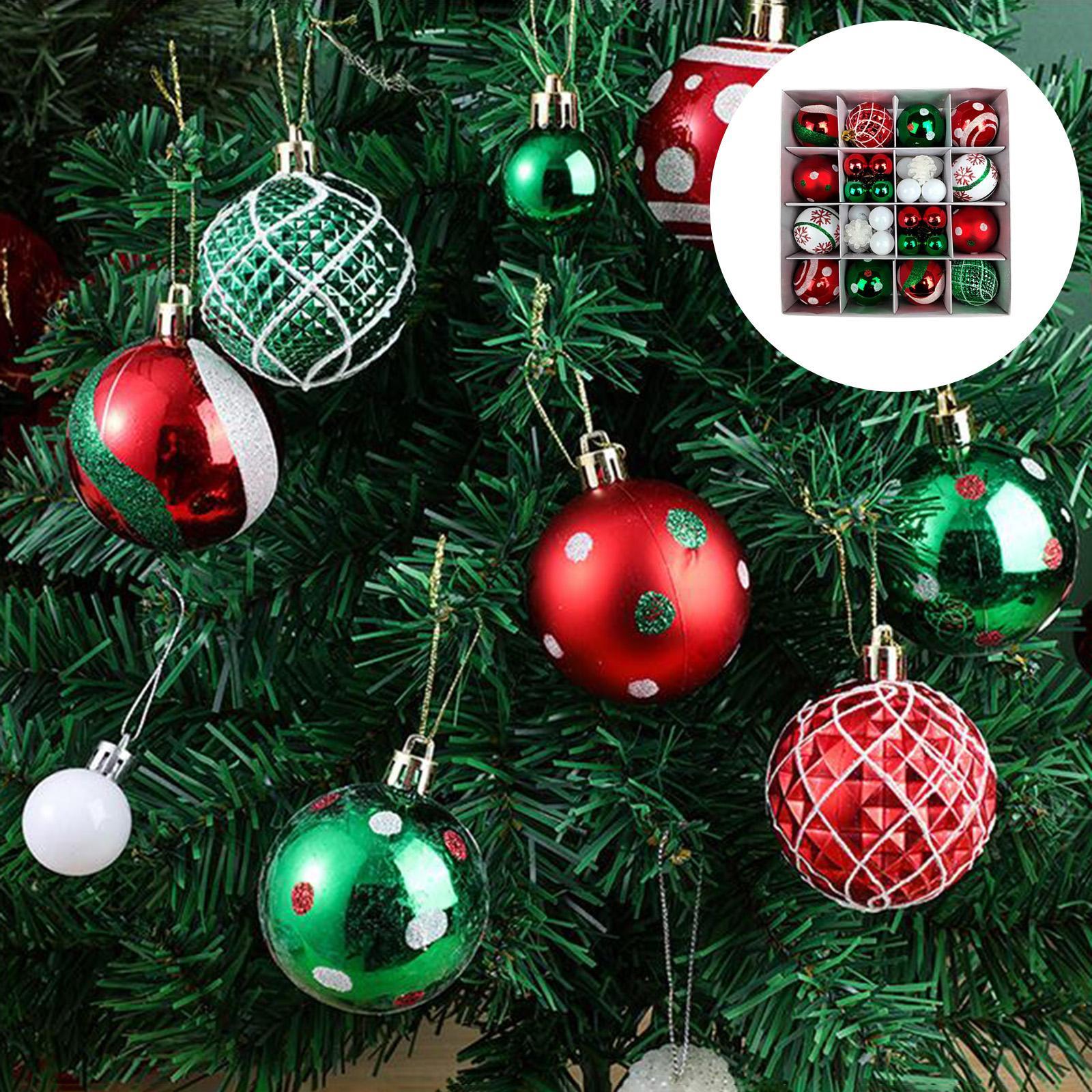 184x Christmas Balls Ornaments Decoration for Home Holiday Wedding