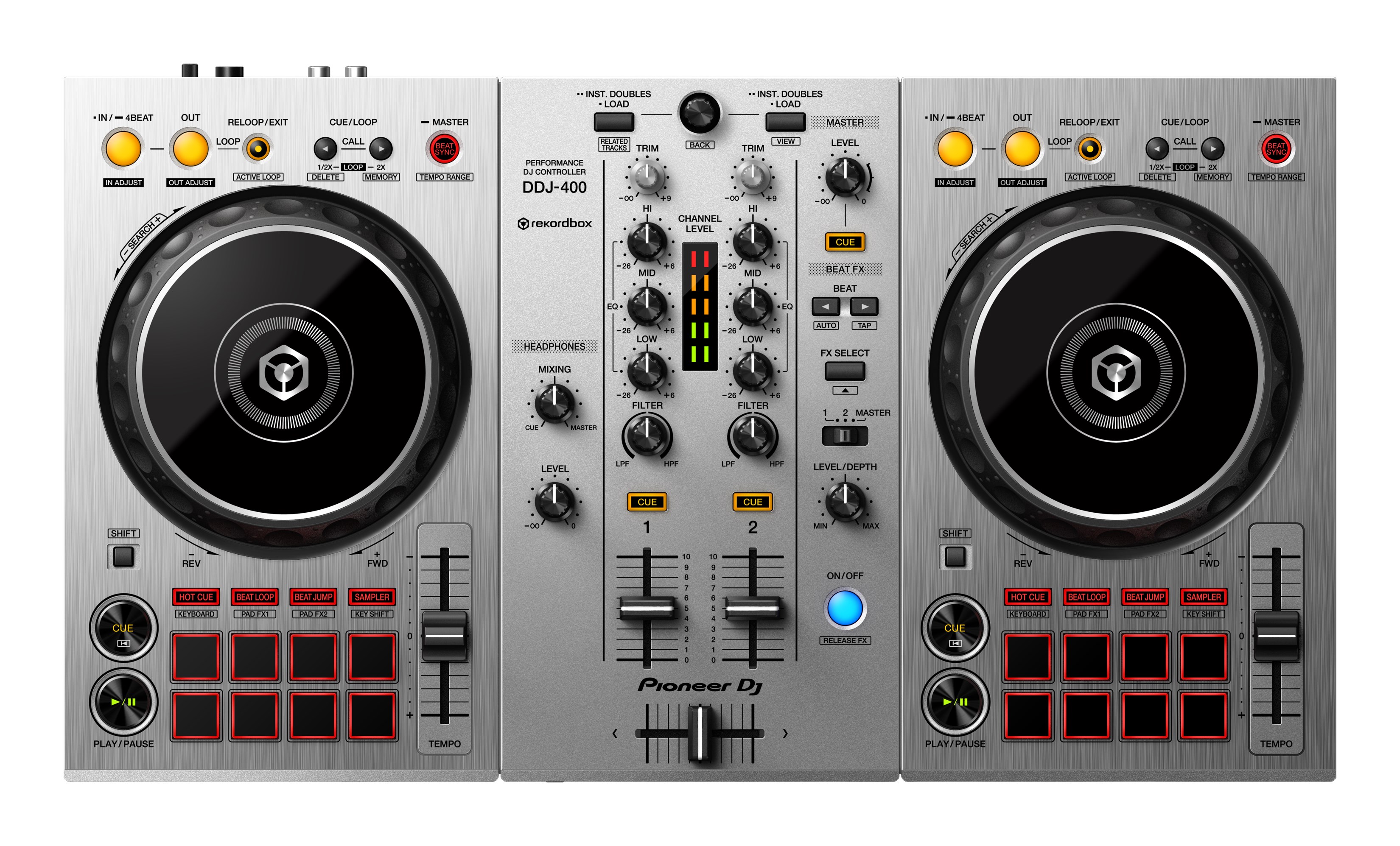 Bàn DJ Controller DDJ-400-S (Pioneer DJ) - Hàng Chính Hãng