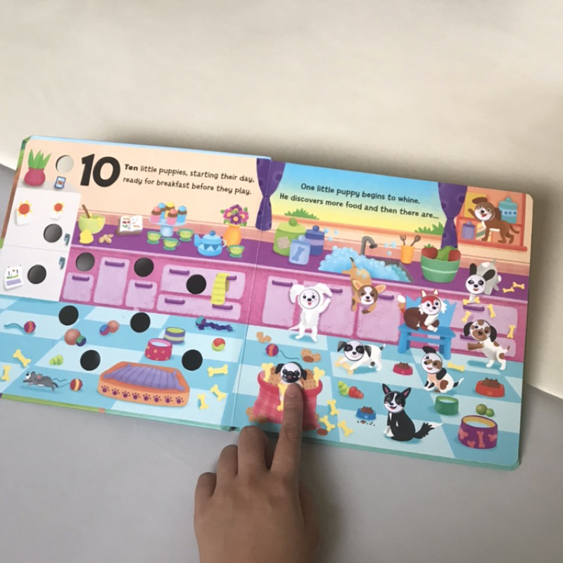 Number Fun For Little Learners: 10 Little Puppies (Count Down From 10 and Back Again)