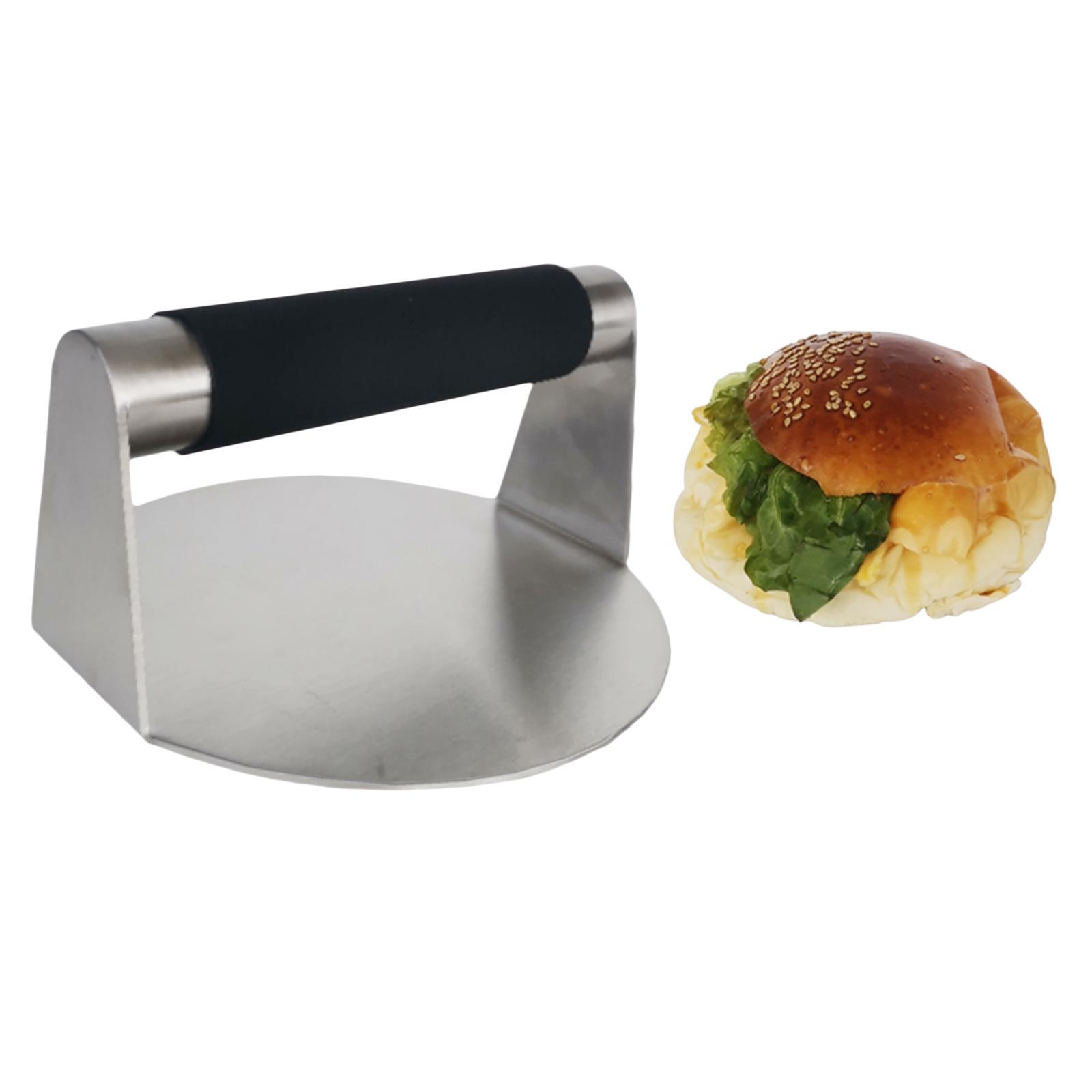 Press Burger Smasher Stainless Steel Burger Press Maker Smooth Meatballs Maker Nonstick Grill Cooking Smasher for Flatbreads Sandwiches