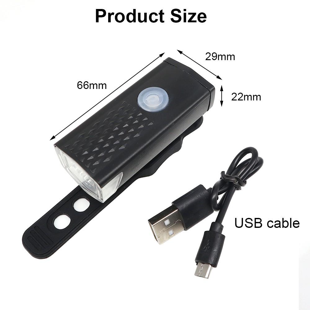 Đèn Pin Sạc Usb Gắn Xe Đạp Chất Lượng Cao Tiện Dụng
