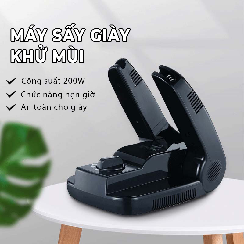 Máy sấy giày khử mùi hiệu quả, tích hợp bộ tự ổn định nhiệt độ- K1494