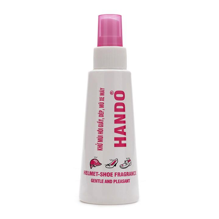 Chai xịt khử mùi giày dép, mũ bảo hiểm Hando 120ml