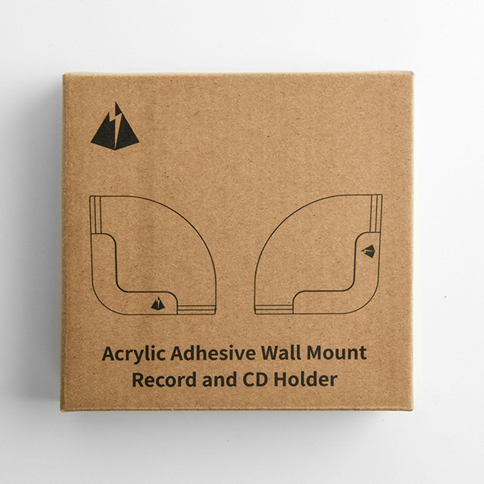 2Pcs Wall Mount Media Display Rack Holder Rack Stand Disk Case Display