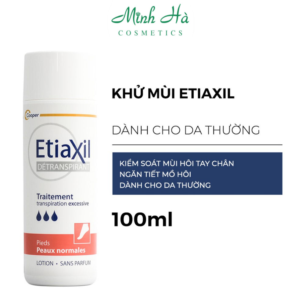 Etiaxil khử mùi 100ml giúp ngăn mùi và mồ hôi chân