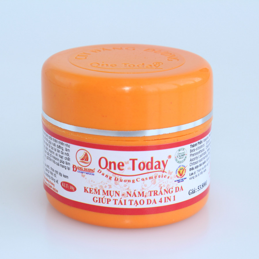 ONE TODAY - KEM MỤN - NÁM TRẮNG DA GIÚP TÁI TẠO DA 4IN1 - 10g