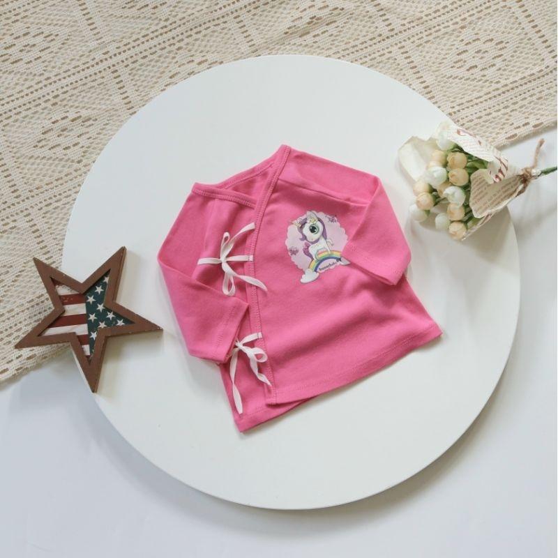Áo sơ sinh cột dây cao cấp chất cotton đẹp cho bé - Bunnybaby