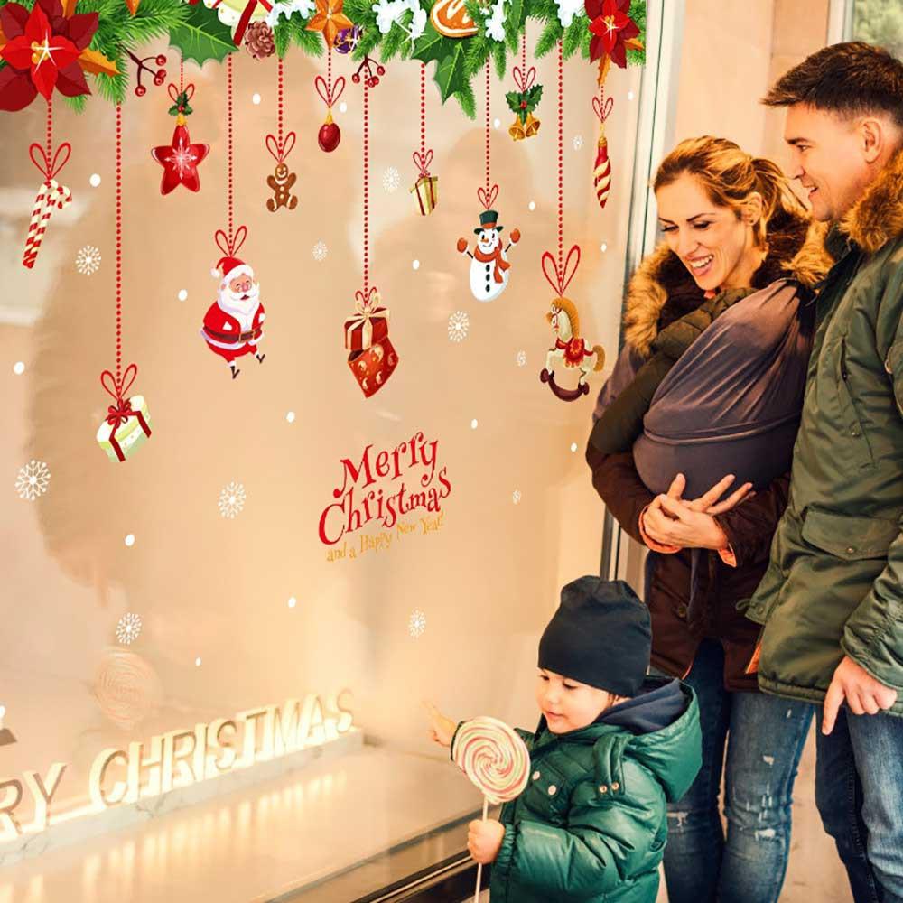 DECAL TRANG TRÍ NOEL 2 MẶT 2021 SỐ 32