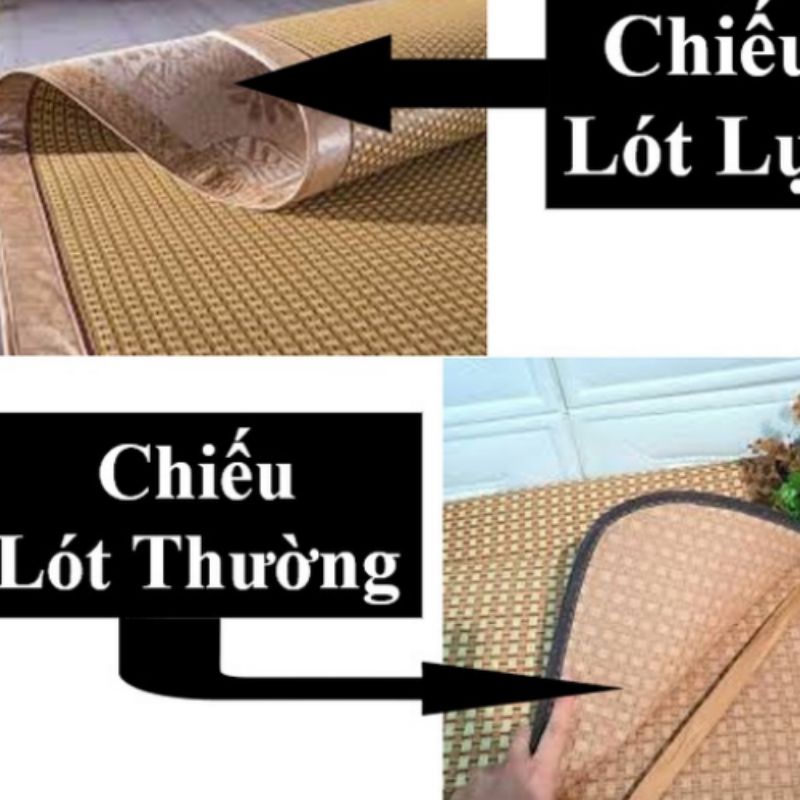 Chiếu mây điều hòa lót lụa cao cấp (không gối)