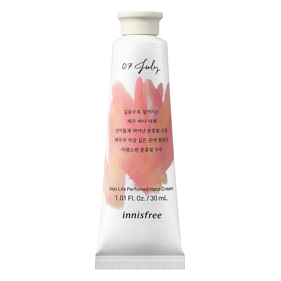 Kem Dưỡng Da Tay Hương Pink Coral Tháng 07 Innisfree Jeju Life Perfumed Handcream 30ml - 131170732