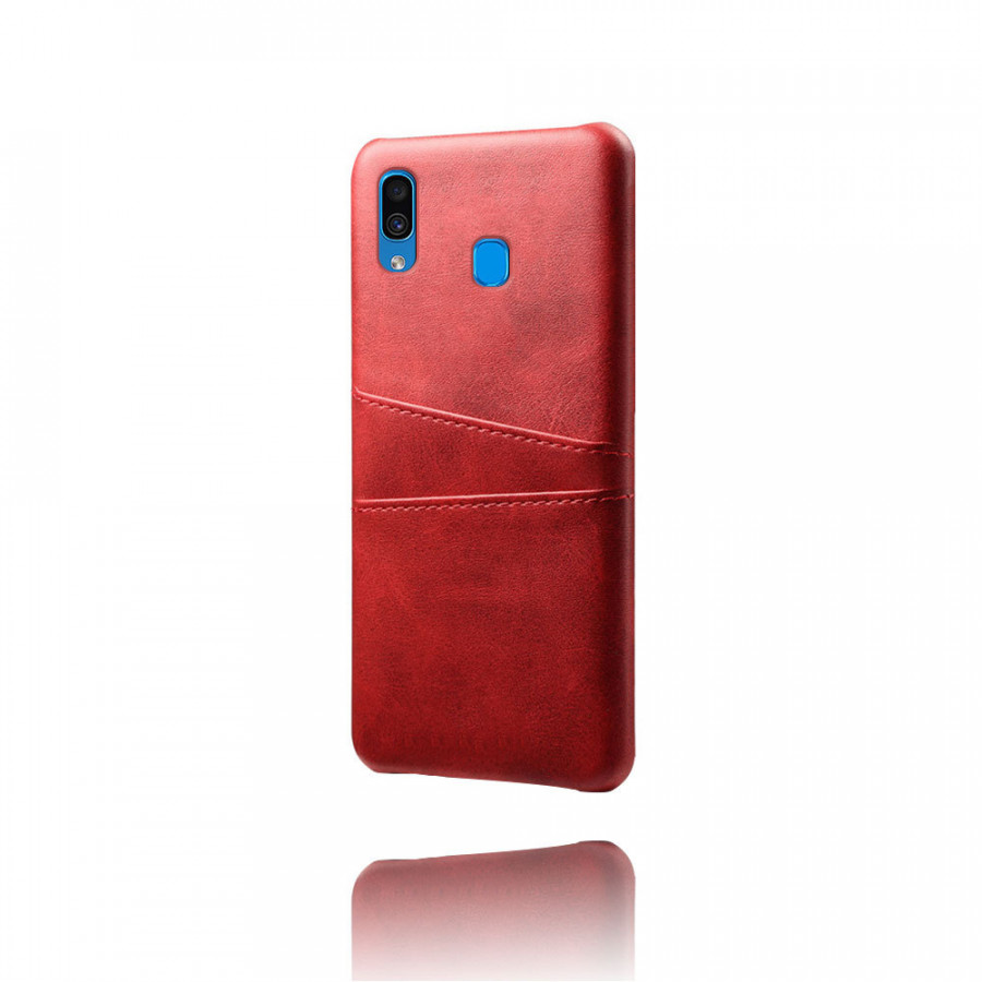 Ốp lưng da dành cho SamSung Galaxy A20 có ngăn đựng thẻ