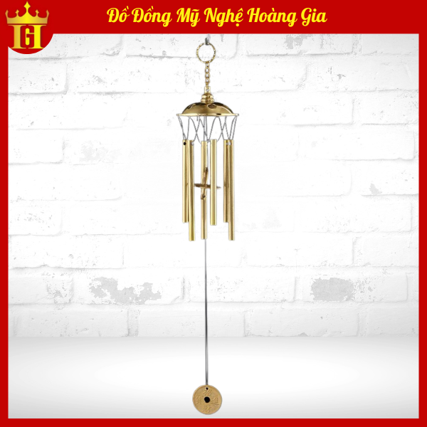 Chuông gió phong thủy 6 ống 1 tầng